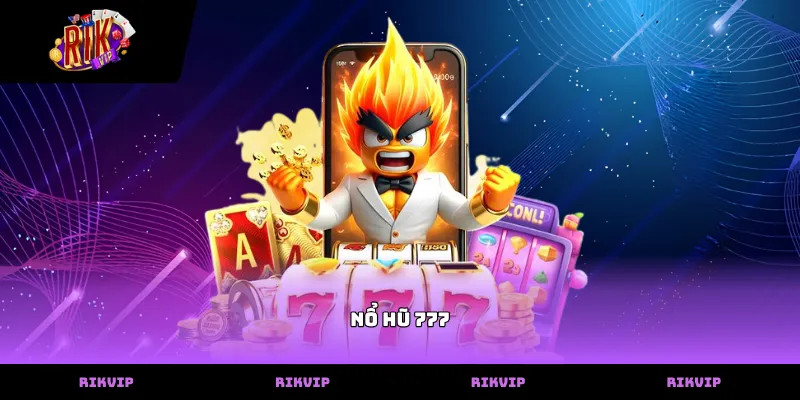 Vòng quay trò chơi nổ hũ 777 với đồ họa sắc nét